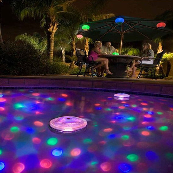 Floating Underwater Light RGB Submersible LED Disco party Light Glow Show Swimming Pool Hot Tub Spa Lamp Baby Bath Light