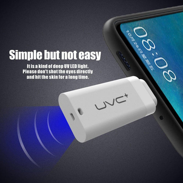 Mini USB Ultraviolet Germicidal Light  DC5V Portable Handheld UVC LED Sterilizing Lamp For Masks Cups Tablewares